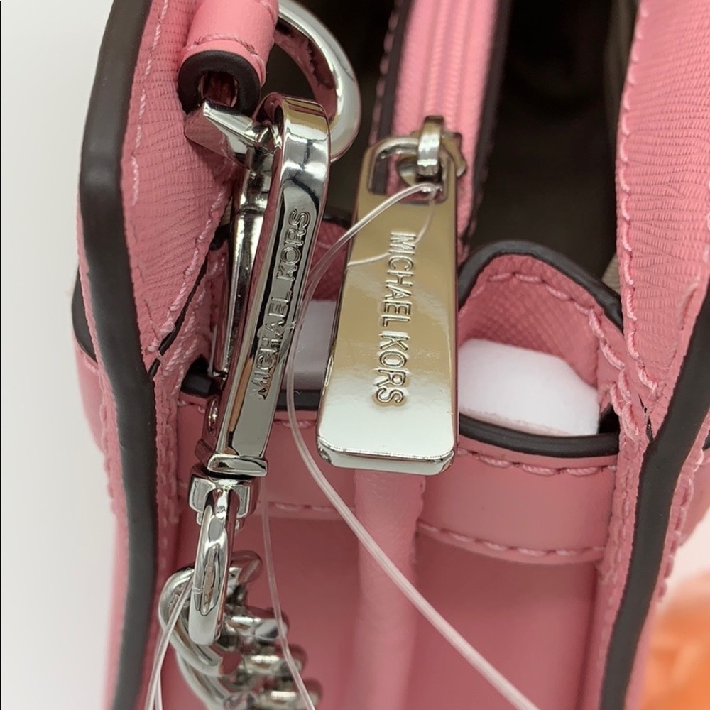 MICHAEL KORS RAYNE SM CROSSBODY CARNATION - Picture 10 of 16